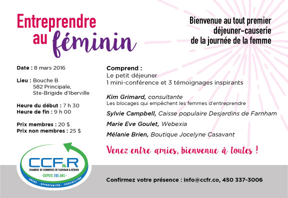 Entreprendre au féminin