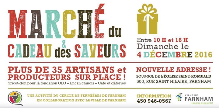 Marché du cadeau et des saveurs