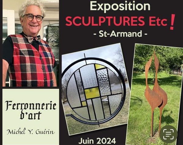 Exposition de sculptures au centre communautaire de St-Armand