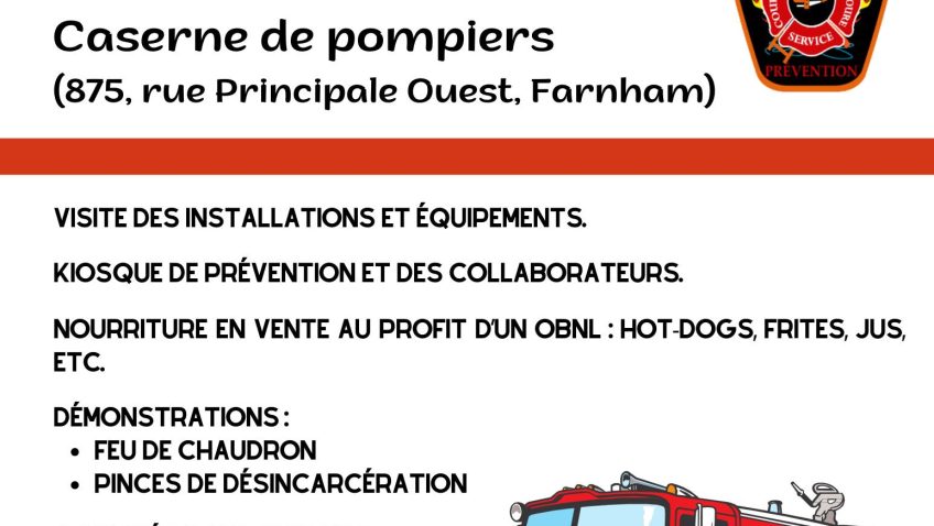 Portes ouvertes du service de sécurité incendie