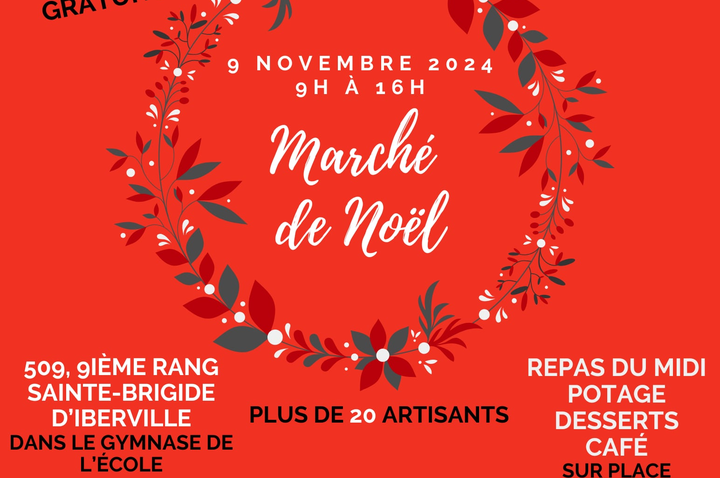 Marché de Noël à Ste-Brigide