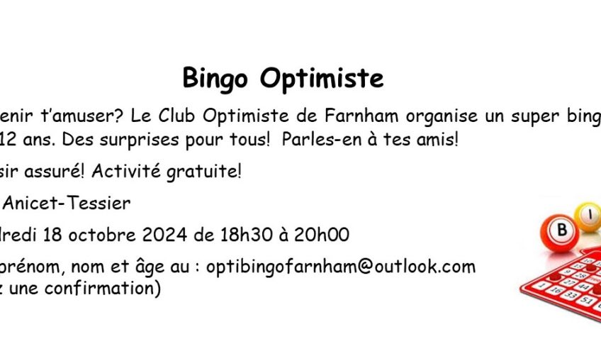 Bingo Optimiste